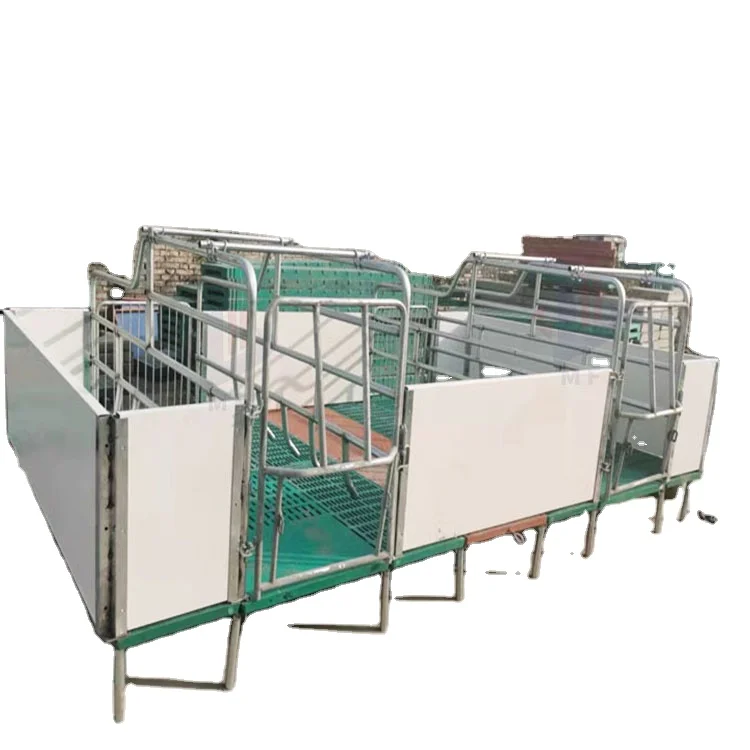 Plastic flat flooring for pig delivery in breeding farms, feeding sows on pregnancy beds, sow delivery beds