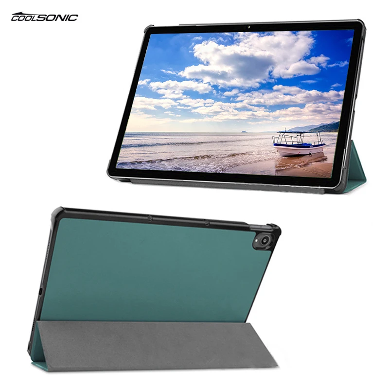 Чехол для планшета из ПУ кожи samsung Galaxy Tab A7 10 4 дюйма T500 T505 кожаный чехол тройного сложения Samsung