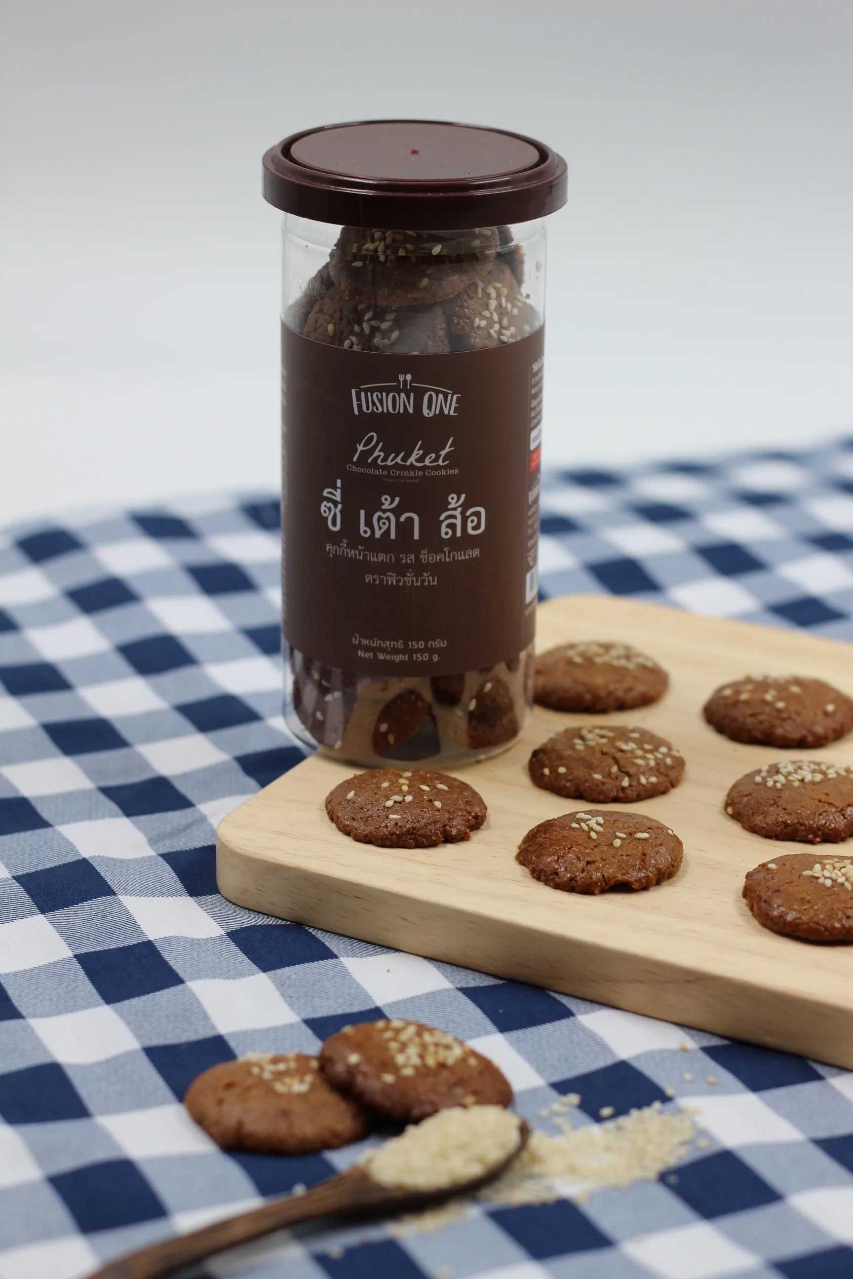 Печенье премиум-класса на Пхукете с шоколадным вкусом, 180-200 г, Fusion One, легкая и вкусная закуска из Таиланда