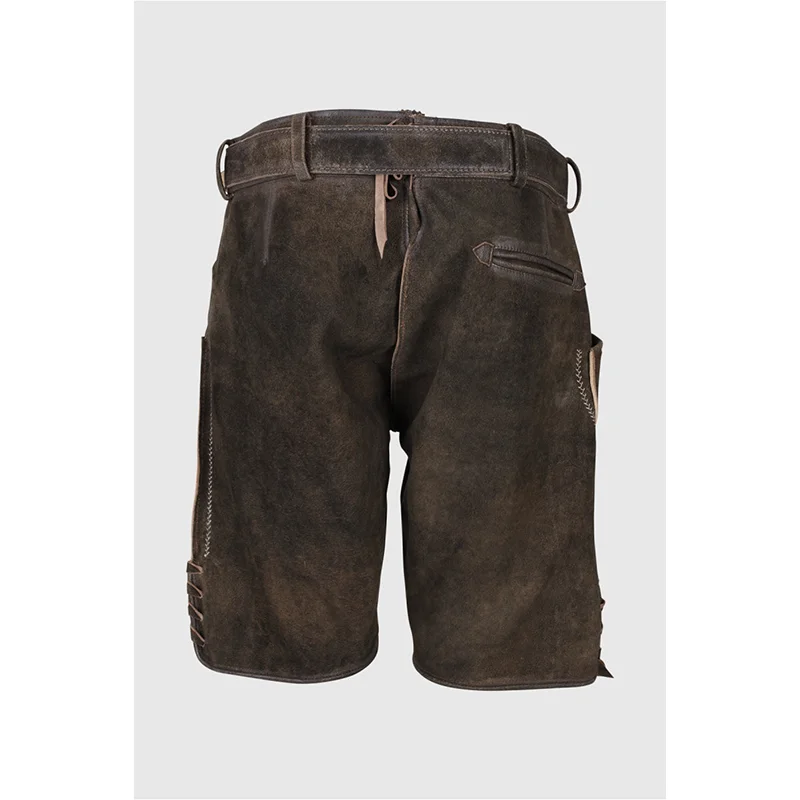 
German Men Bavarian Lederhosen Men Trachten Oktoberfest Man Leather Shorts 