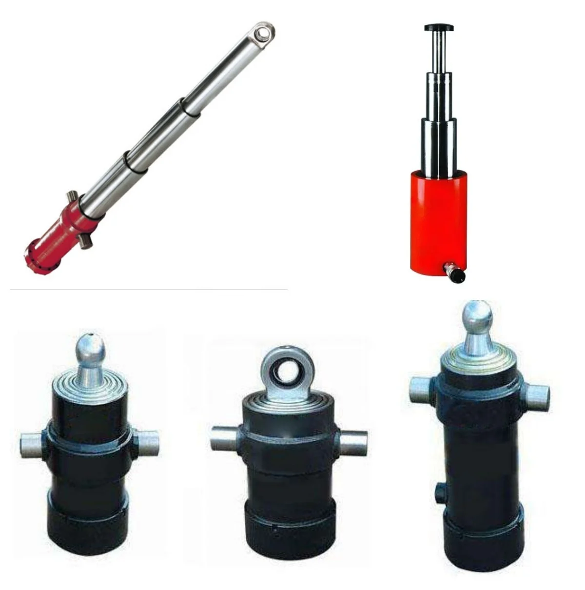 Hydraulic Cylinder Telescopic Trailer,Dump truck Multistage, Customized 3, 4, 5, 6 Stages Lift