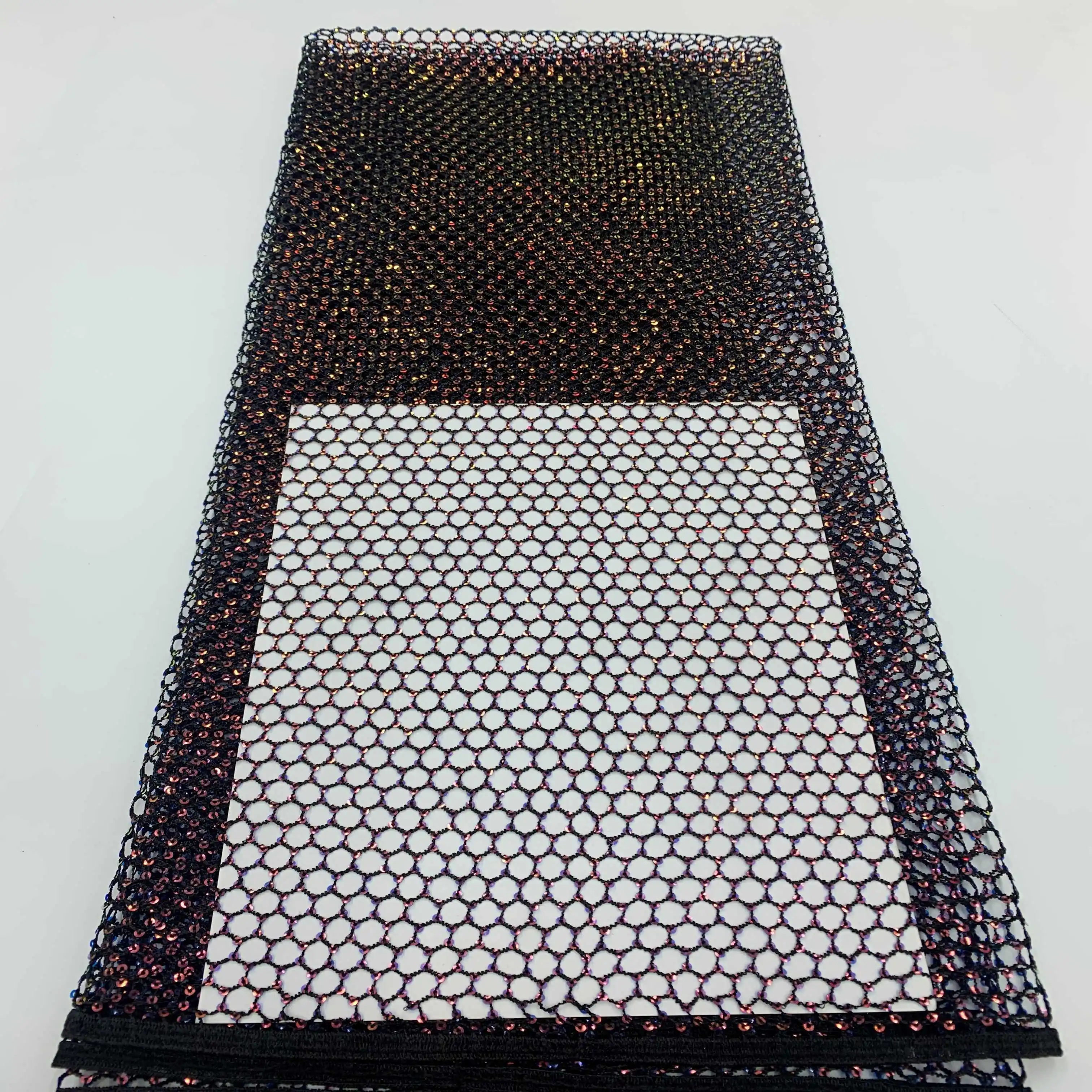 1330 фабричная поставка роскошная дизайнерская ткань с золотыми блестками вышитая для женского платья