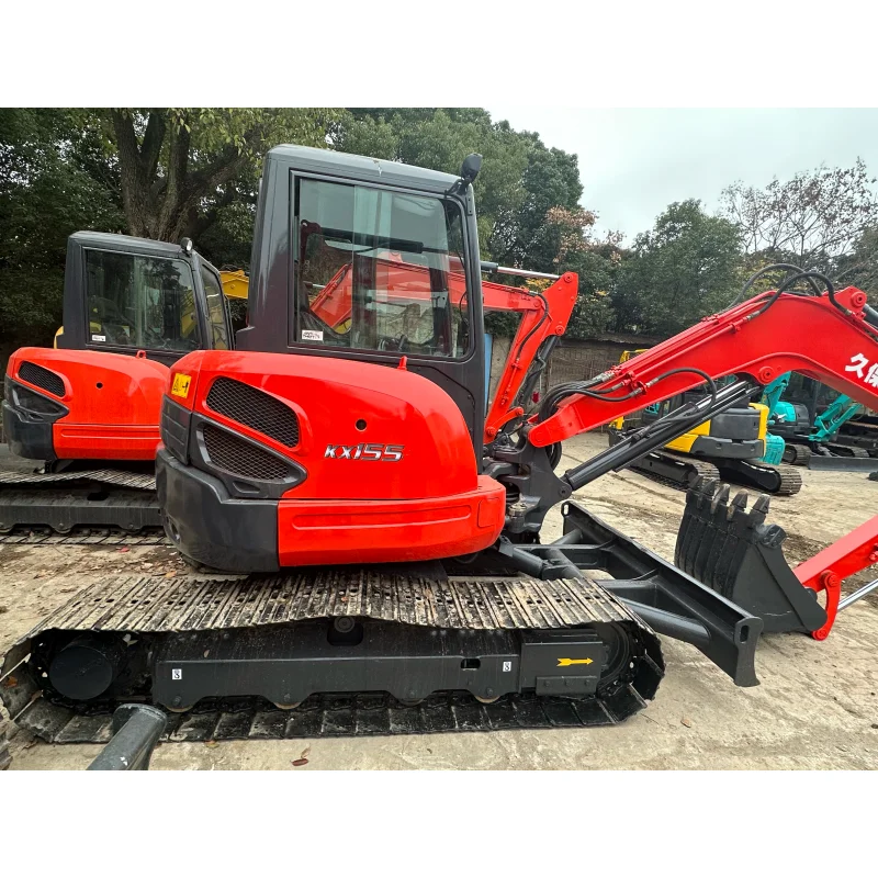 Kubota KX155 5.5Ton RTS!! 2022 95% New used excavator original Japan Mini EPA Good Condition Hot Sale Boutique Low Working hours