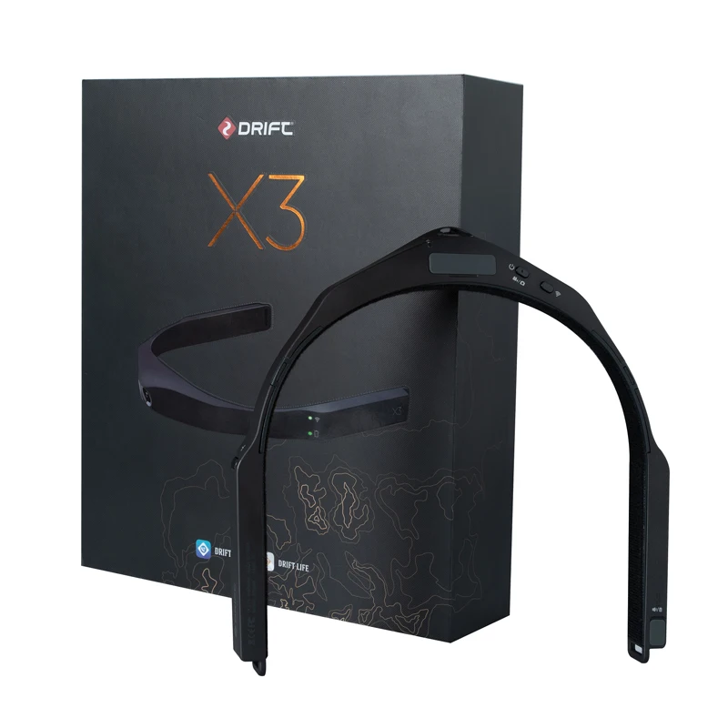 Drift Ghost Innovation X3 Head-Mounted Action Sports Cameras Cam Hands-Free Point-of-View Video Recording Portable Camera