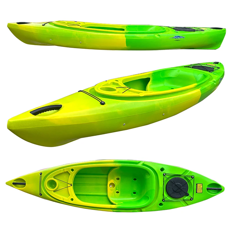 High Quality HDPE ocean canoe Recreational sit inside single sea kayak