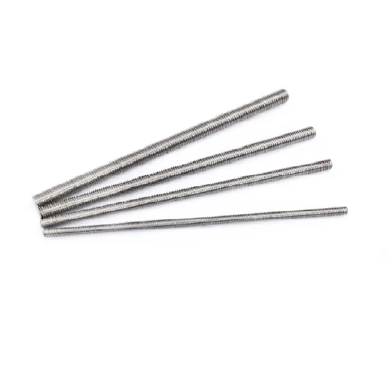 304 M8 Stainless Steel All Thread Studs Threaded Rods 1000mm Long DIN 976 Fine Pitch Thread Stud Bolt Bar