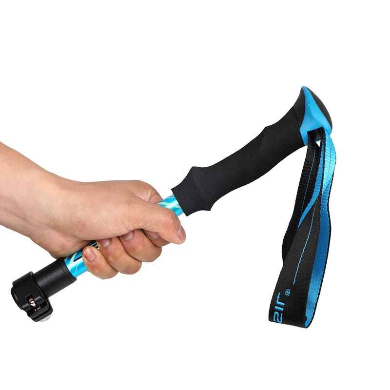 Палка для прогулок, телескопическая складная 6061 из алюминиевого сплава