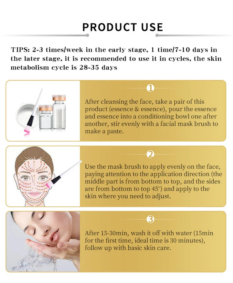 ZS Korean Face Lifting Firming Enzyme Mask Age-Defying Enzyme Peeling Lyophilized Powder Tightening Face Sculpting Enzyme Mask