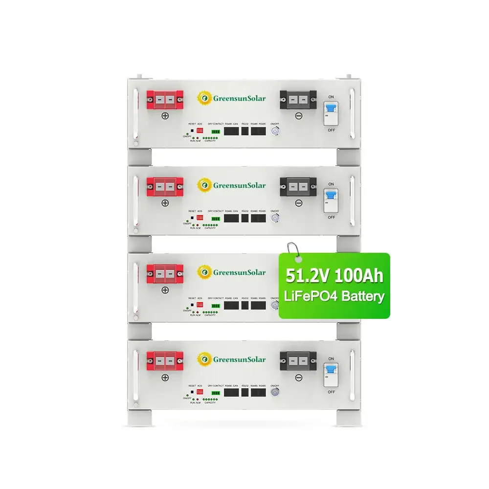 Литиевая батарея для монтажа в стойку Greensun 48 В 51 2 100 А · ч 4 8 кВтч 5 12 литиевая низкого напряжения с глубоким циклом