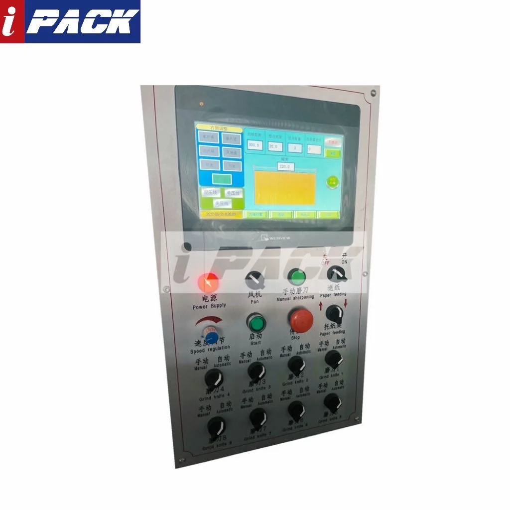 IPACK BRAND Automatic High Precision Computer Slitting Creasing Machine for Small Corrugated Cardboard