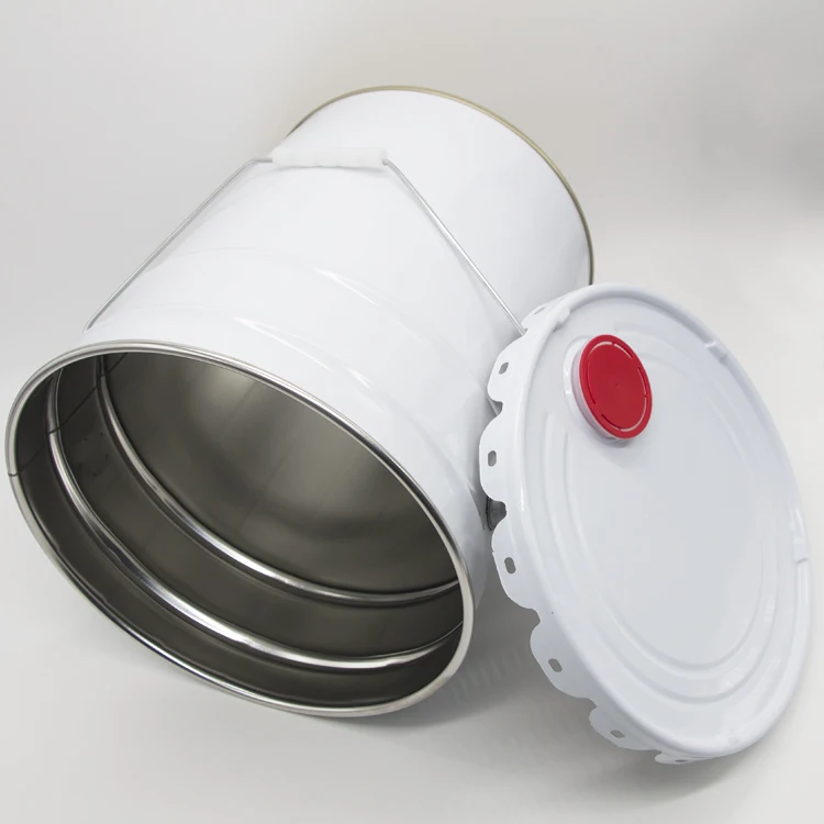 Wholesale Printed 5 gallon Empty Steel Drums Metal Pails Chemical 20 Liter Paint Bucket