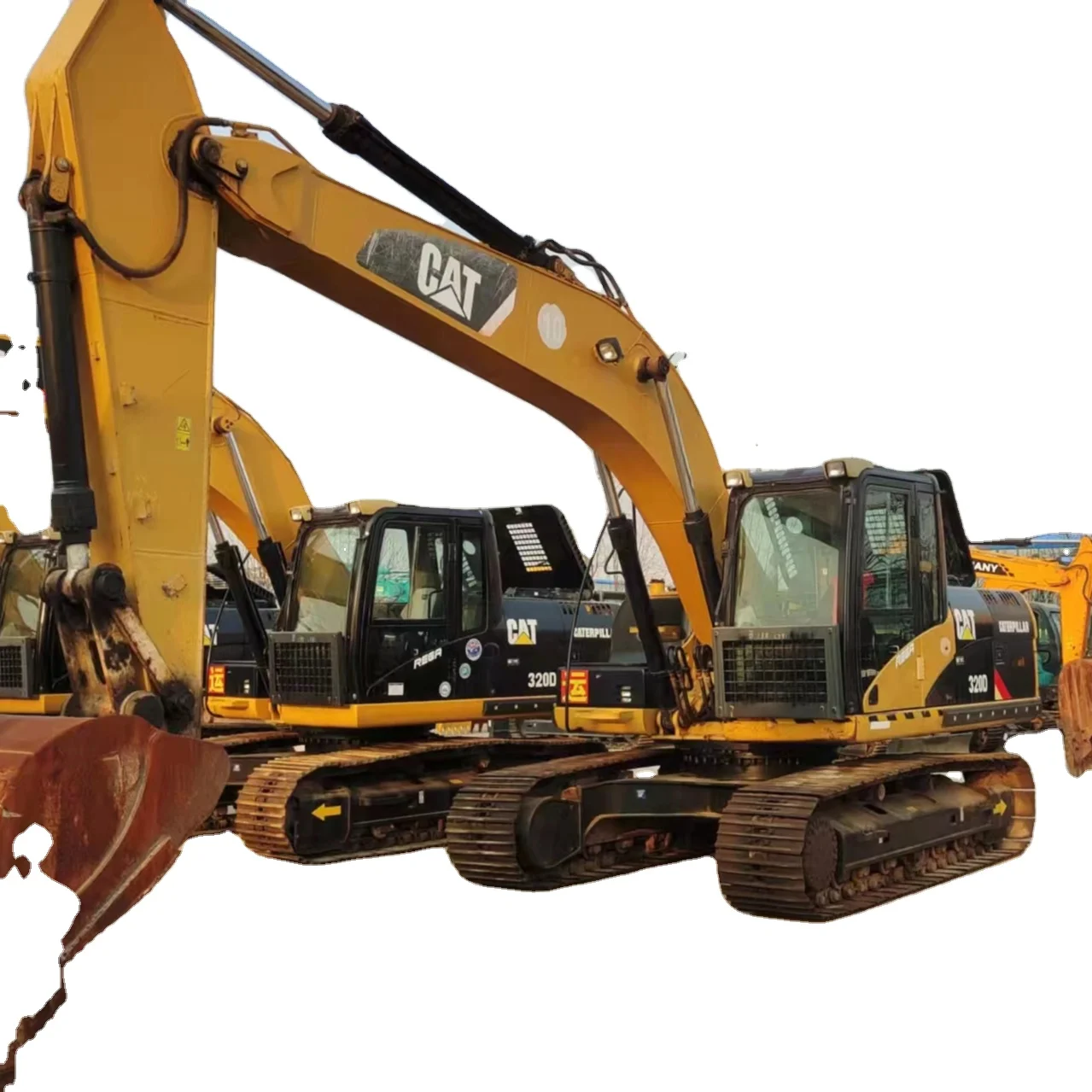 USED construction Caterpillar 320D earth moving excavator machine CAT 320B 320C 320D 330C used excavator