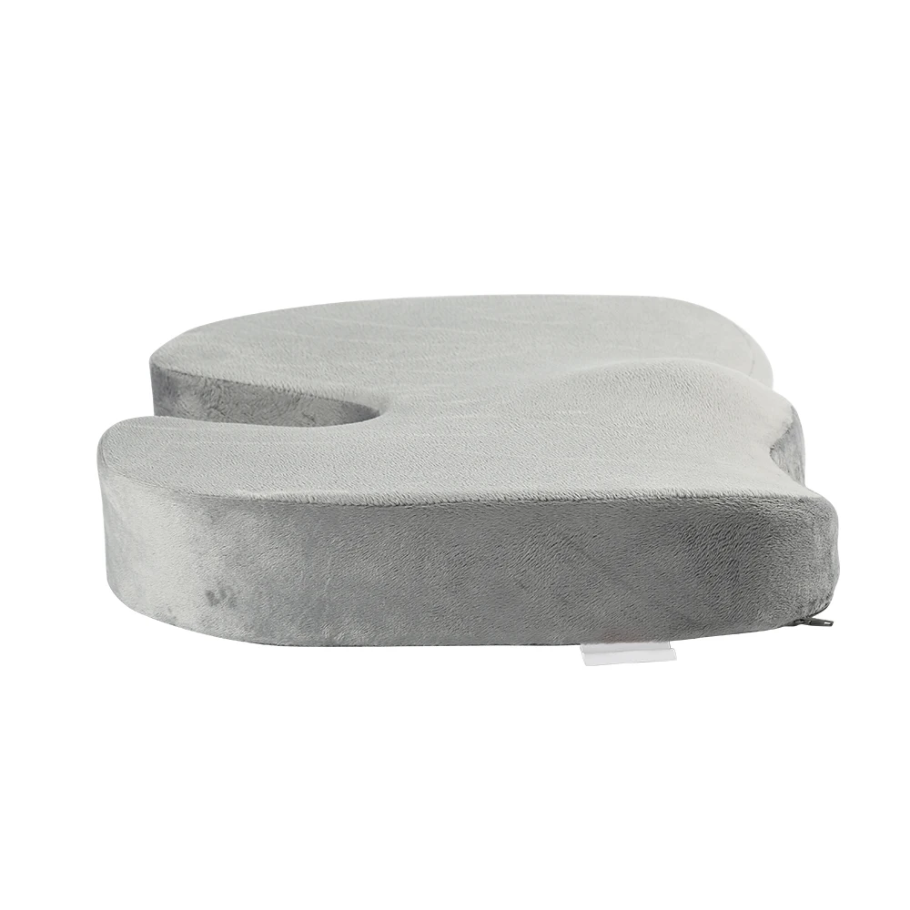 Hot Sell  Ergonomic Design Car Seat Office Zero Gravity Adult Car Orthopedic Chair Memory Foam Coccyx Seat Cushion With Strap