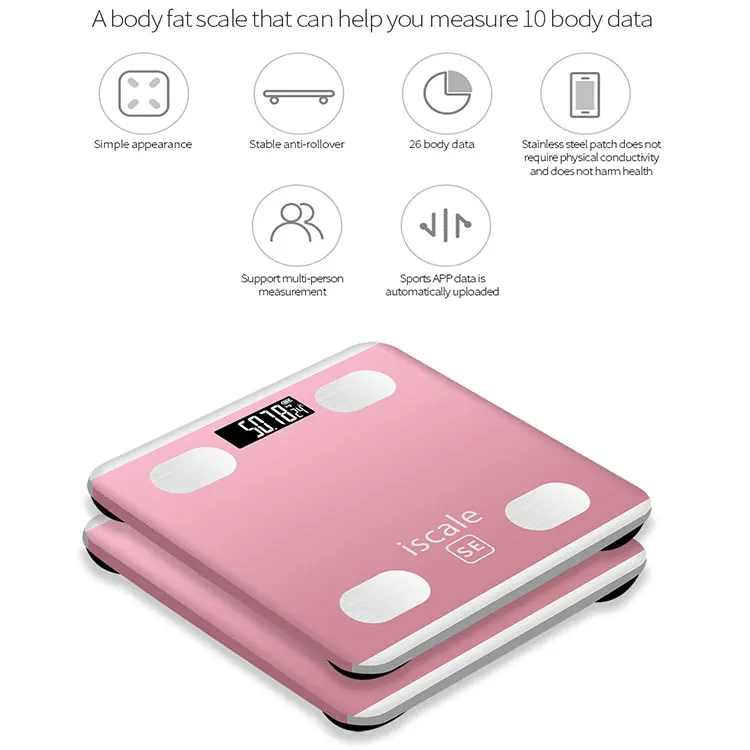 Electronic Bathroom Scale To Measure Body Fat And Water Content Body Fat Scale Smart Bmi Scale