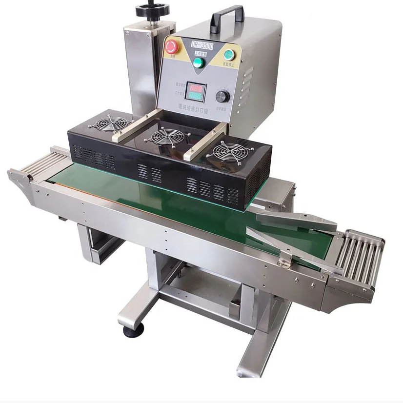 Automatic Bottle Lid Foil Sealer Glass Jar HDPE  Plastic Bottle Induction Sealing machine