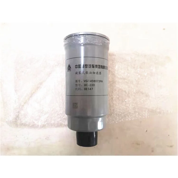 
Manufacturer diesel HOWO engine spare parts fuel filter VG14080739A 