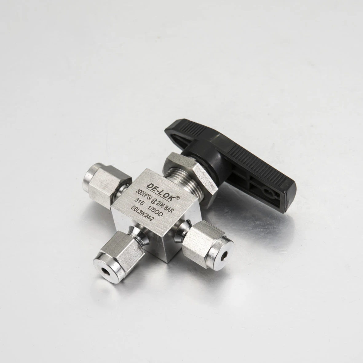 JAZZY DBL6 series three-piece high pressure ball valve instrument valve Swagelok   stainless steel  / ball valve