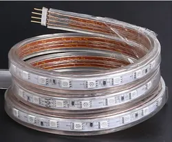 Intelligent 5050 Smd Rgb 16 Colorful Color Changing Remote Control Dimming Waterproof Led Belt Strip Light For Outdoor