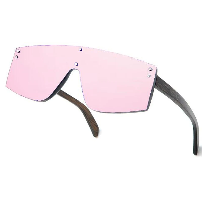 Big Frame Sunglasses Hut Beach Sun Glasses Street Bamboo Wooden Cycling Glasses