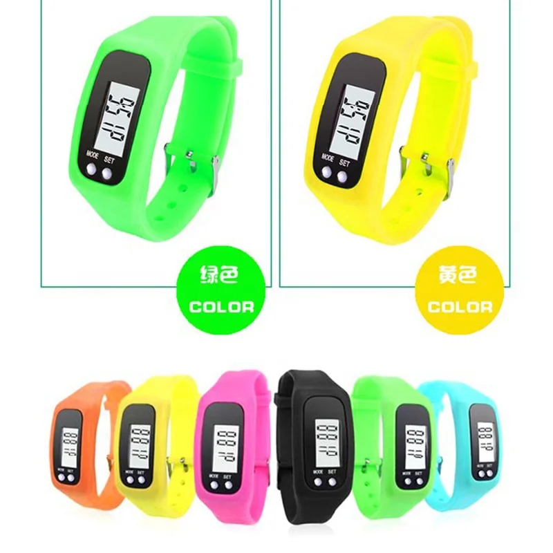 Оптовая продажа, зеленые носимые точки для передачи данных, умные Бесплатные педометры