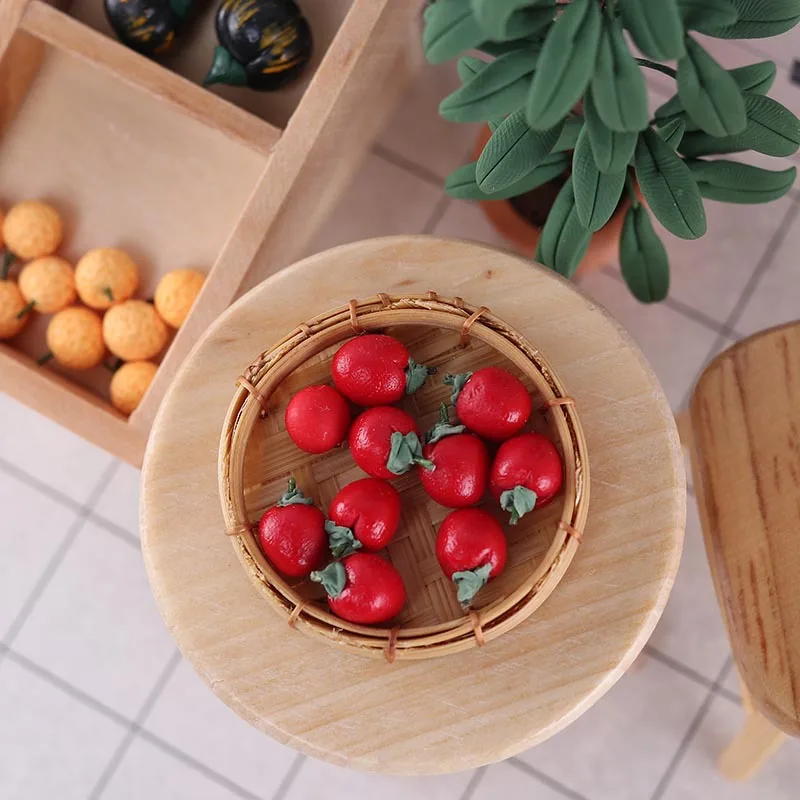 Miniature Food Play Simulation Clay Mini Fruit Model 1:12 Doll House Diy Decoration Toys