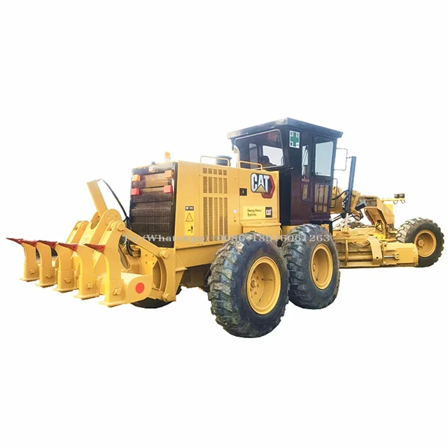 Secondhand Grader CAT 140K used Caterpillar wheel motor Grader original hydraulic machinery good condition Grader 140M 430F