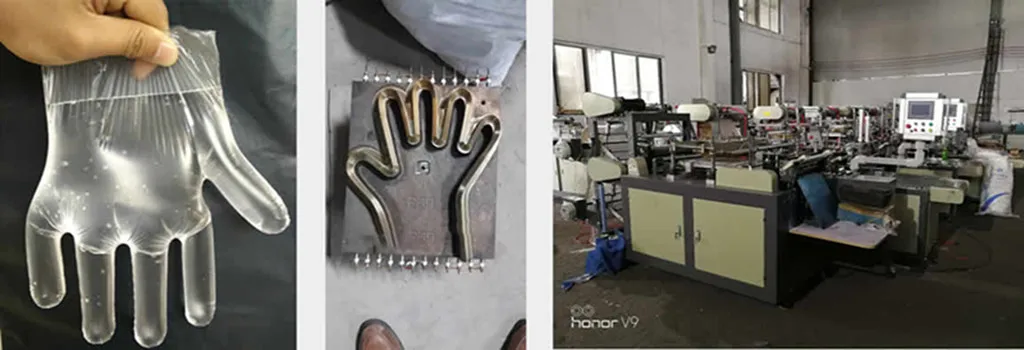 CY-600 one layer Disposable high speed short sleeve Plastic Glove making machine