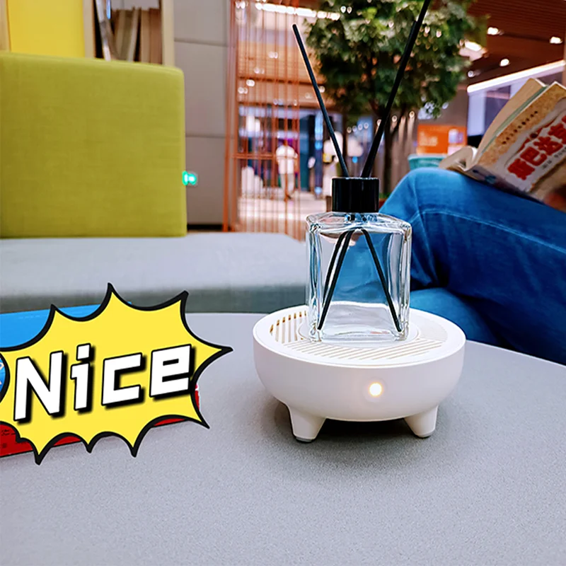 Portable Essential Oils Nebulizer Battery Rechargeable Led Light Aromatherapy Essential Oil Machine Home Electric Aroma Diffuser