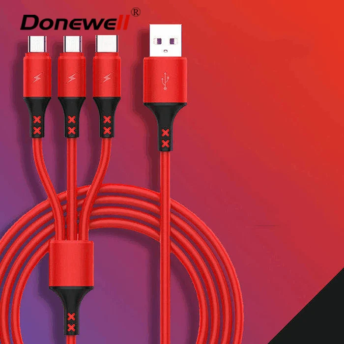 
Factory high quality 60W 3A PD quick charge usb type c to type c charging cable tablet pc and phone 