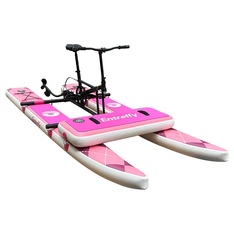 Unisex Ocean and Lakes Aquatic equipment customization waterbike multicolor electric or pedal inflatable water bikes