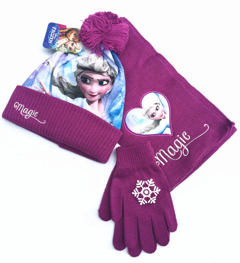 High quality hat scarf and gloves kids sets