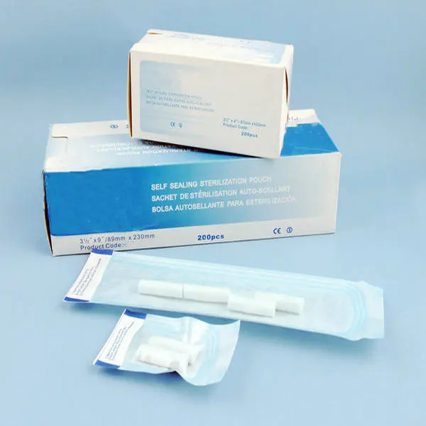 Self-Sealing Sterilization Pouch for Oral Therapy Equipments & Accessories