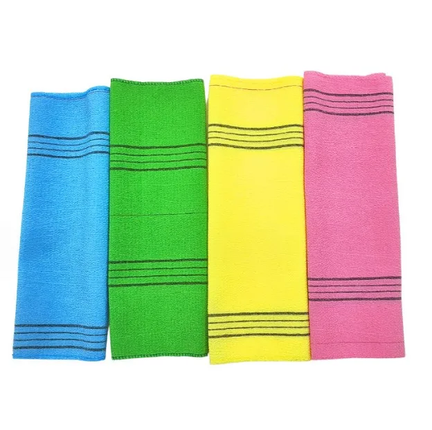 Double-sided Towel Korean Exfoliating Bath Washcloth Body Scrub Shower Towel