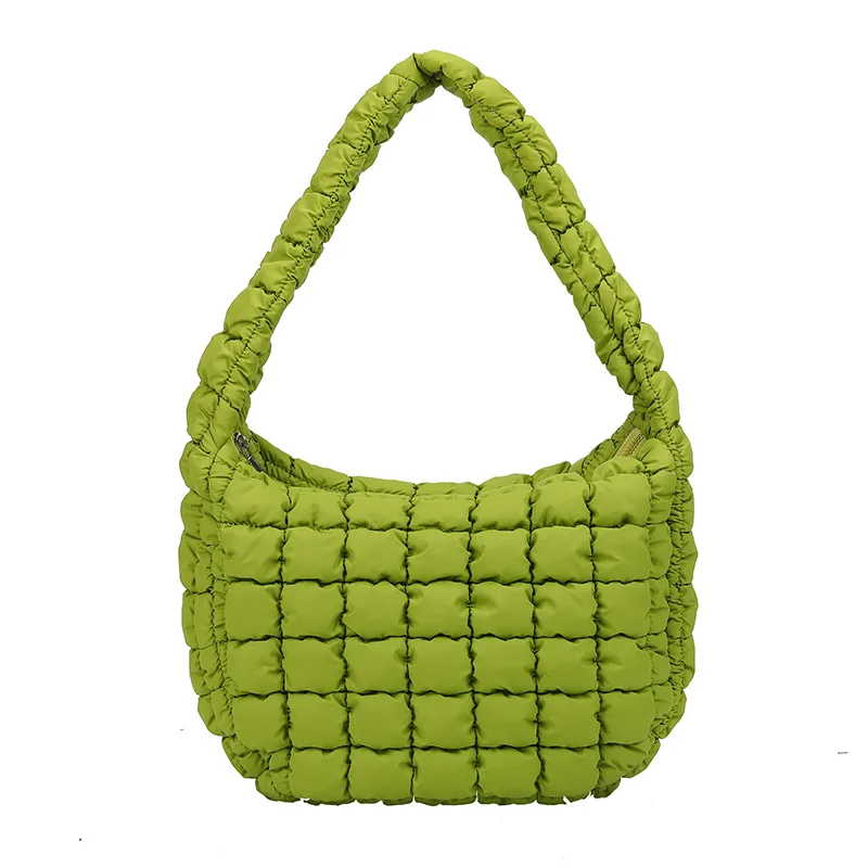 Fashion Soft Puffer Clouds Cute Shoulder Bags Winter Cotton Padded Women Quilted Sling Down Tote bag for women