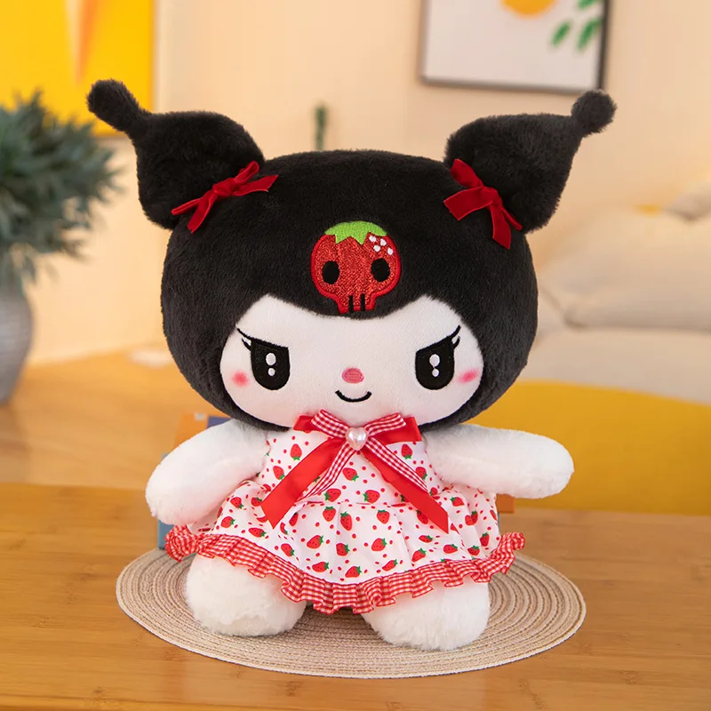 Sanrios KT Cat Doll Cute Kawaii Soft Cotton Plush Toy Bear Type Accessory with Grab Machine Function for Parties