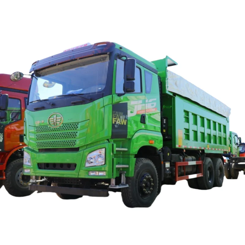 Made in China Qingdao JIEFANG JH6 Heavy Truck 400 Hp 6x4 Drive 5.8 m Dump Is Applicable to Engineering Transportation