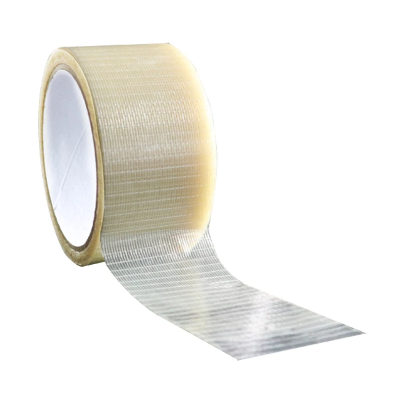 Solvent glue Packing Strapping Fiber Reinforced no residue Seal cross filament tape