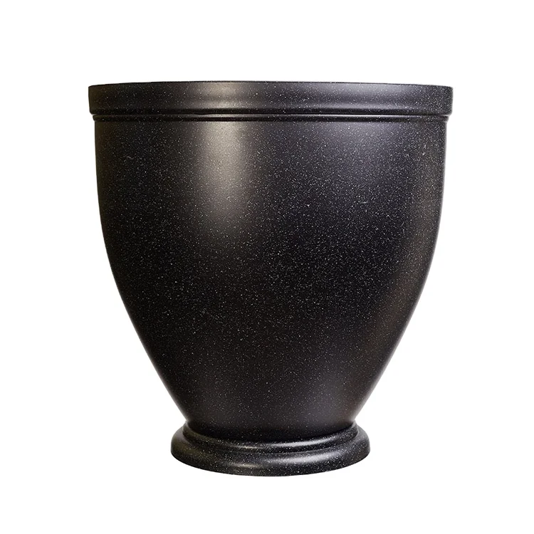 Home garden decorative indoor antique Vintage style large size resin plastic flower plant pot planters with saucer