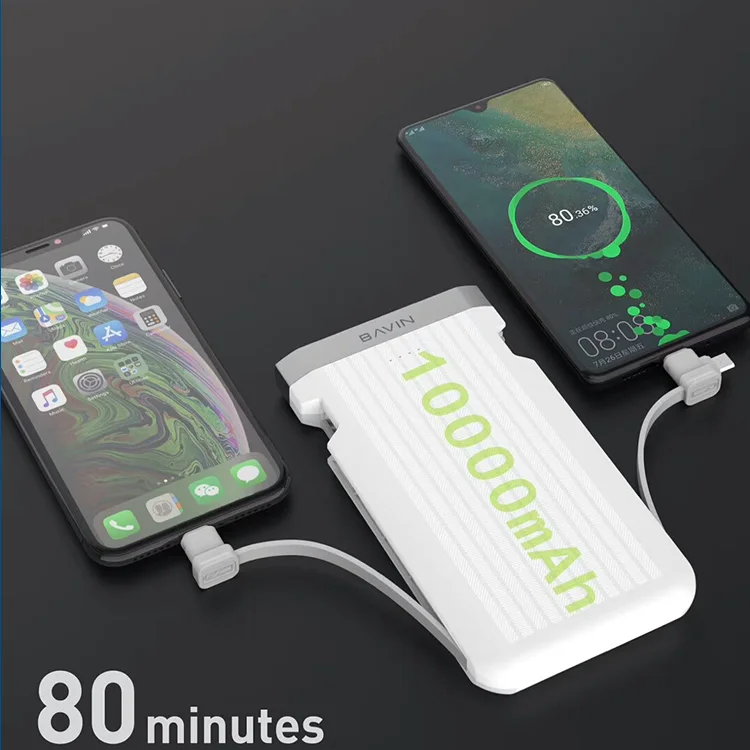 Mobile portable charger power bank 10000mah power banks and usb chargers mobile power supply