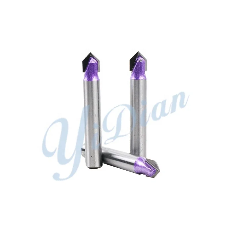 2022 Hot Sales Cutting Wood Tools V Shape Straight Bits For CNC Tool And Cutter Grinder Machines