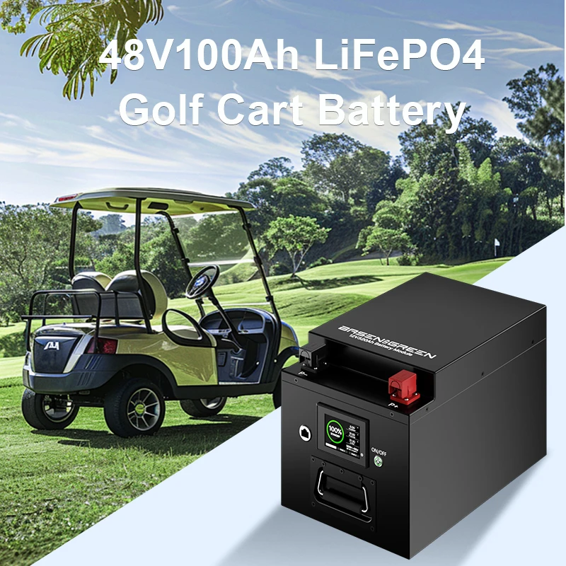 OEM 36V 48V 72V Lifepo4 Lithium 100Ah 120Ah 200Ah Battery Customized Solar Storage Rv Golf Cart Battery Packs Akku