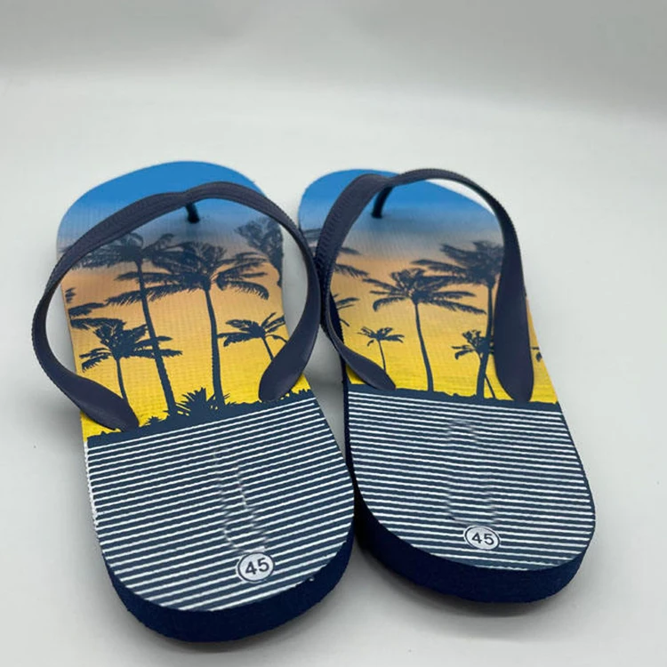 Fast delivery Fashion Style Waterproof sturdy durable Foam Rubber Beach Flip Flops