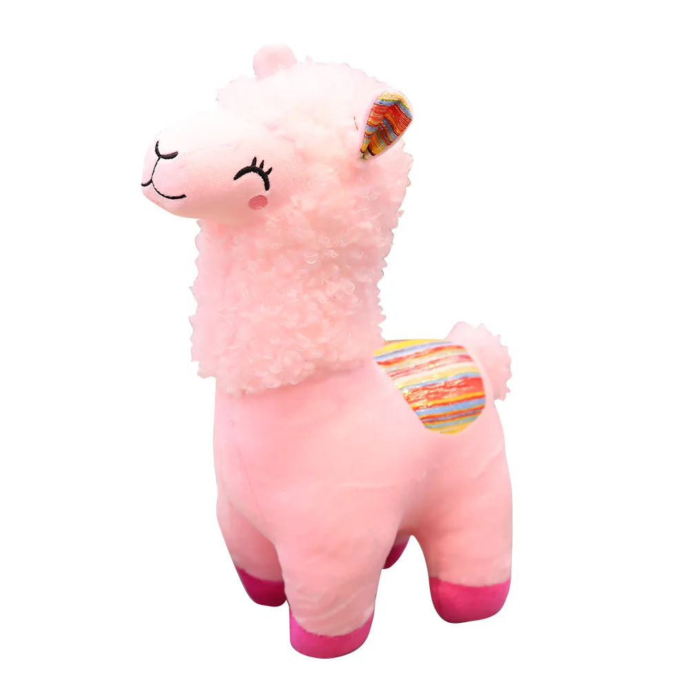Wholesale 25cm stuffed goat plush toy pattern alpaca plush soft toy