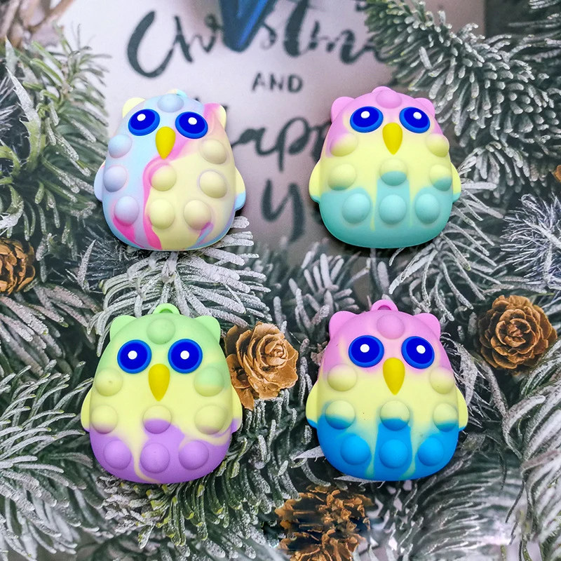 3D Sucker Dinosaur Fidgets Balls Toys Push Bubbles Up Sensory Toy for Kids Boys Girls Stress Relief Squeeze Game Idea Gifts