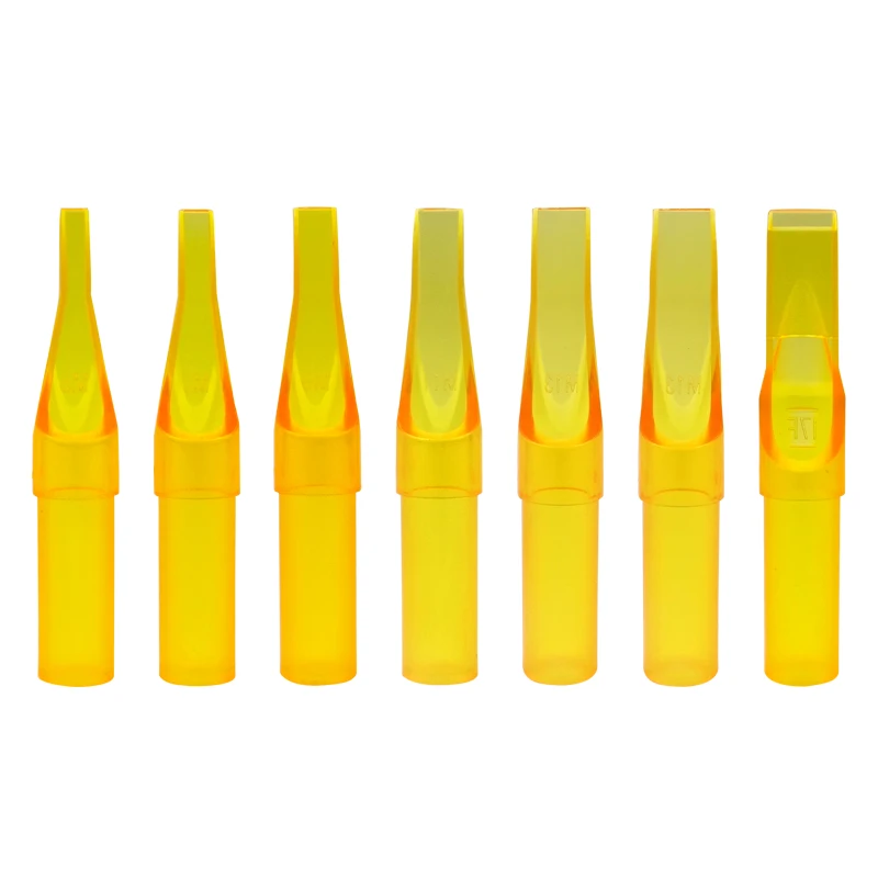 Gold shark tattoo needle tube tip