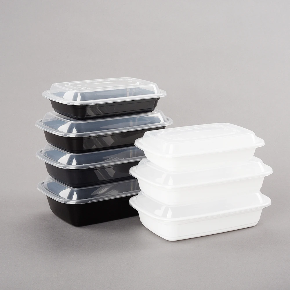 New Arrivals Food Grade Pp Rectangle Food Container Plastic Bento Reusable Lunch Box with lid