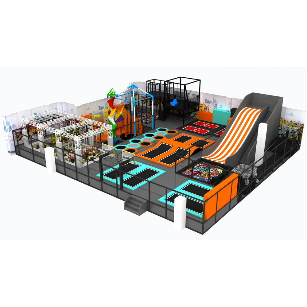 adult commercial inside net large kids indoor trampoline park game