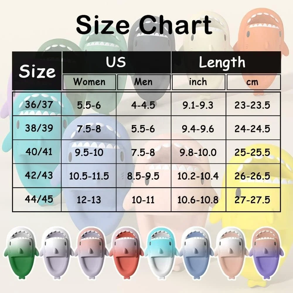 2024 Gift Shark Slides Slippers Original Cloud Shark Slides Pillow Summer Anti Slip Open Toe Pirate Slide Sandals