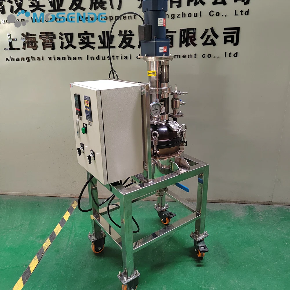 Chemical Stainless Steel Jacketed PVA Glue Stirring Reaction Kettle Reactor