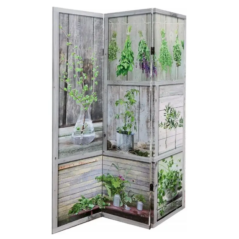 Wholesale home decor led light partition wall folding screen room divider